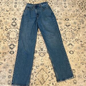 90s straight ultra high rise mom